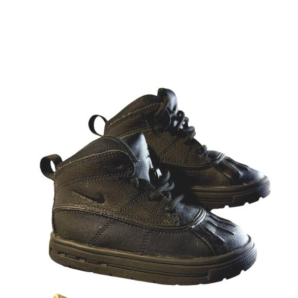Nike ACG Woodside 2 High TD Triple Black Toddler's Size 7 Boots 524874-001 EUC - Picture 3 of 8